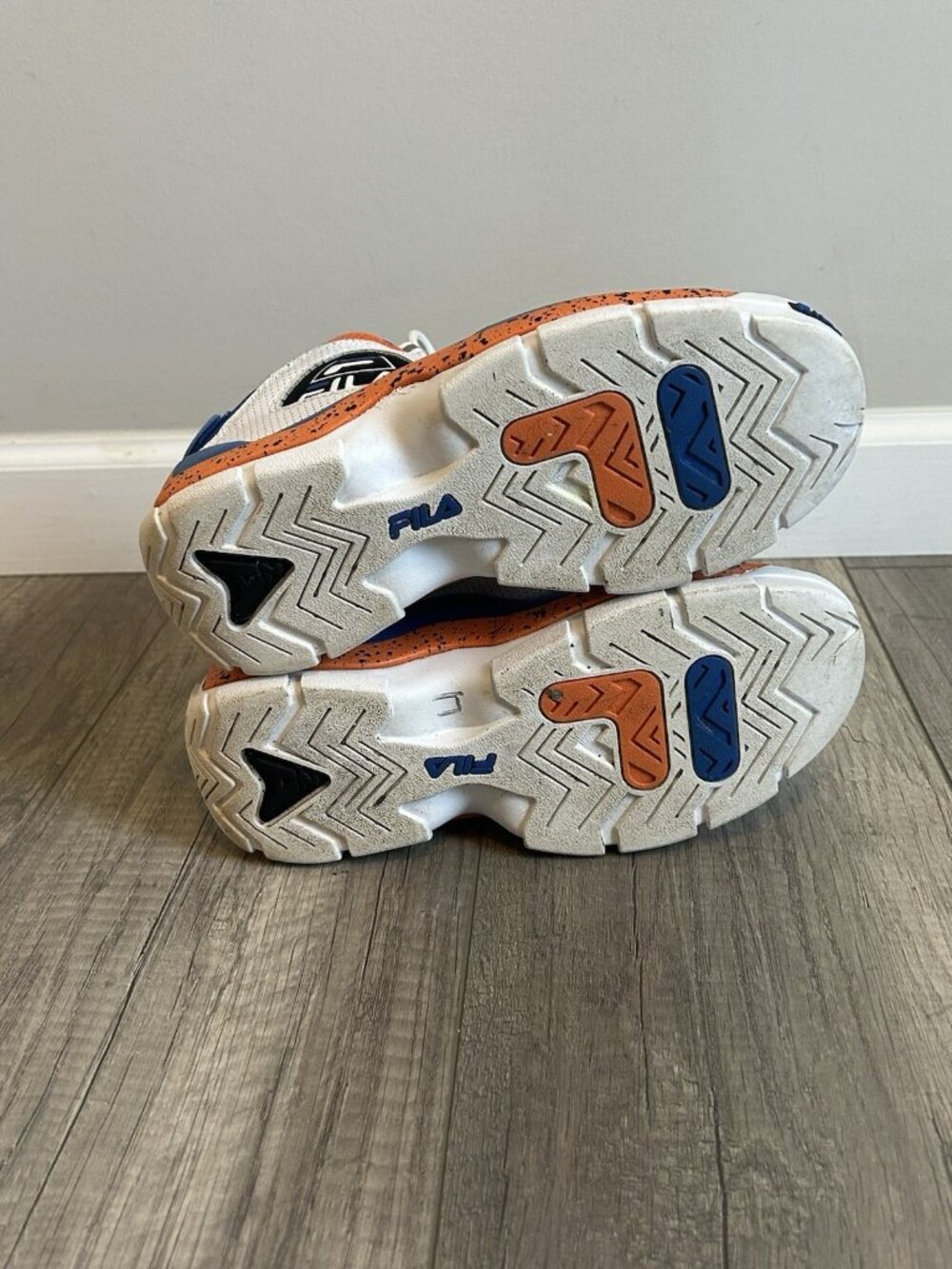 Fila Grant Hill 2 PDR Men Shoes Size 6 Orange Blue Sneakers 3BM01882-114 Bball - Picture 11 of 11